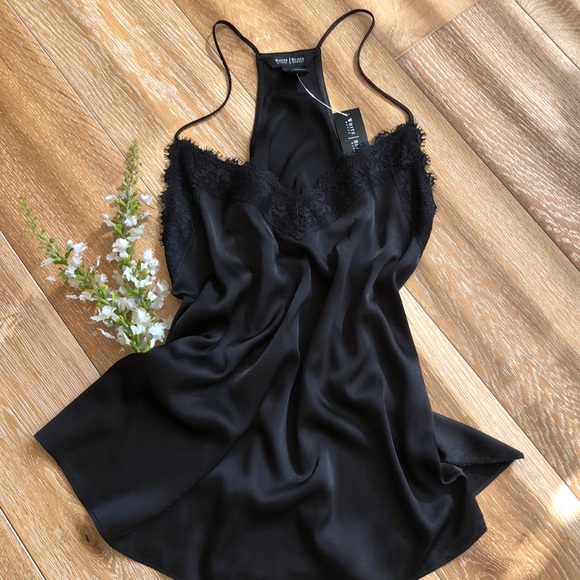White House Black Market Tops - WHBM Gorgeous Eyelash Lace Racer-back Cami NWT